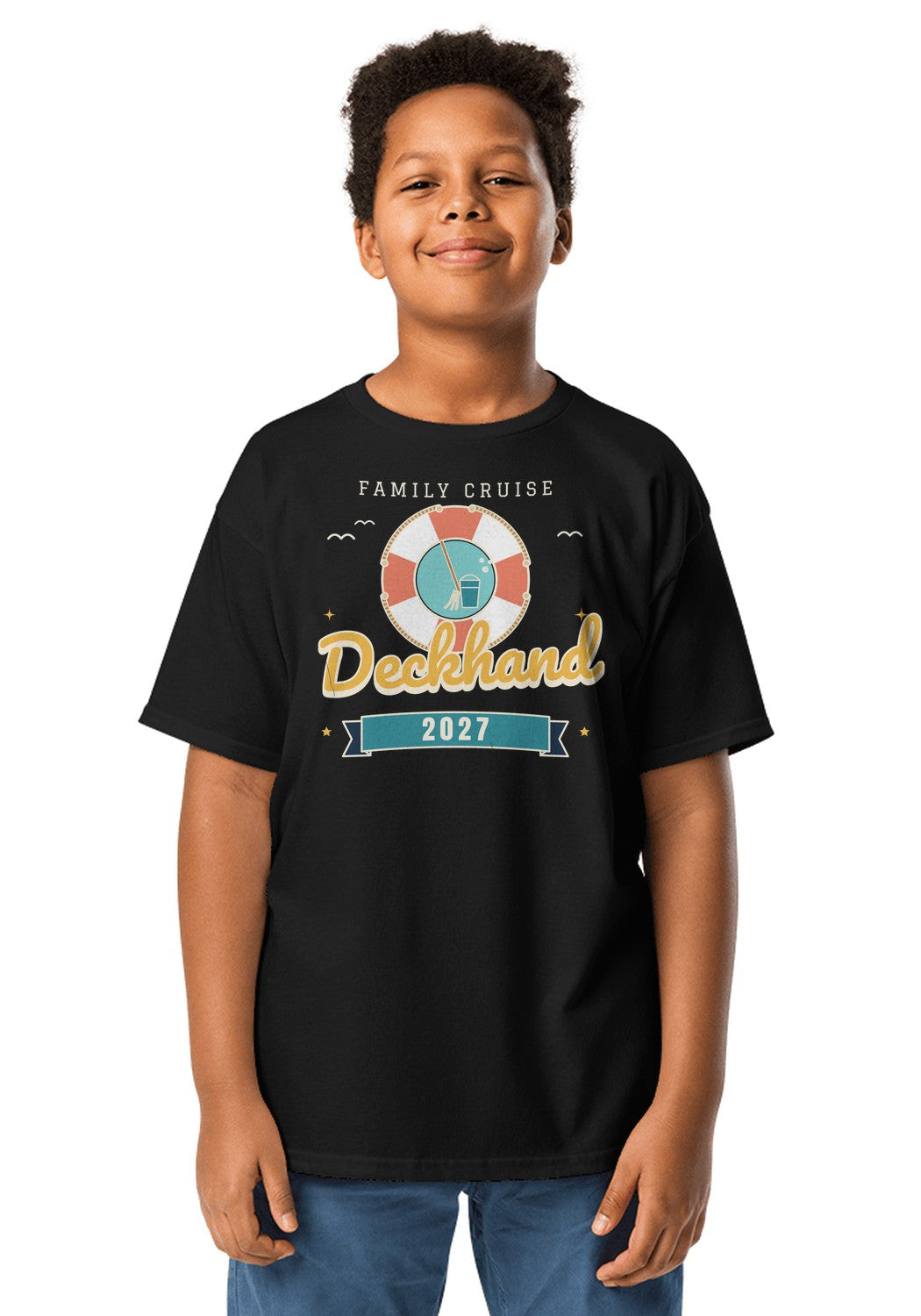 Deckhand t-shirt in Black
