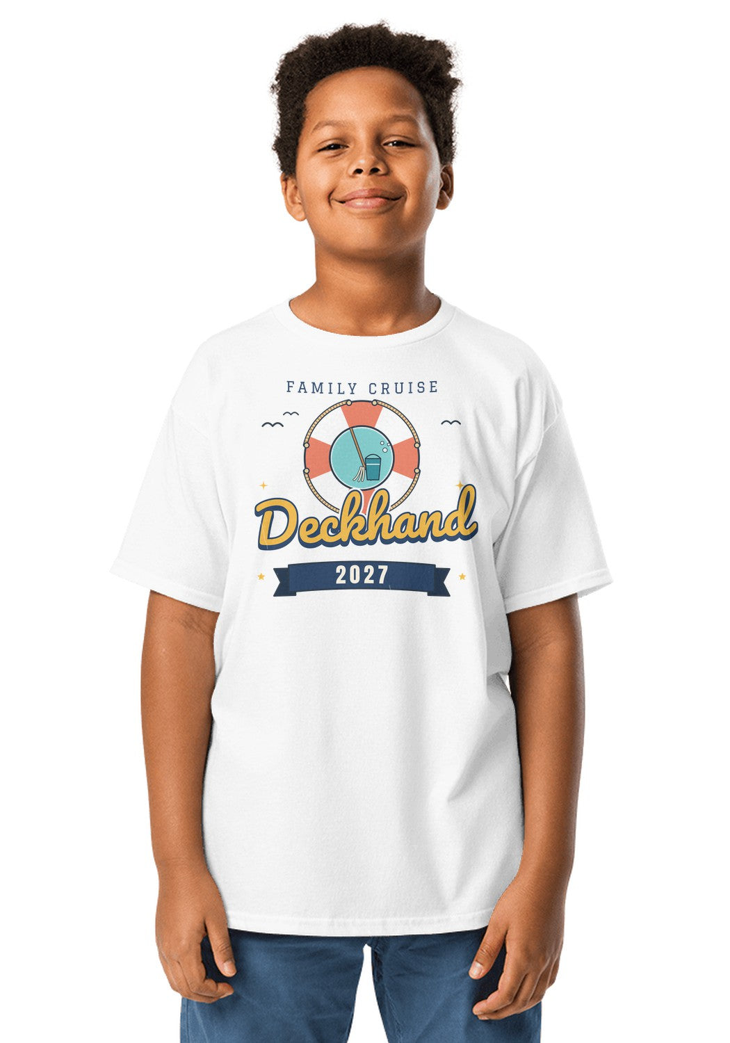 Deckhand t-shirt in White