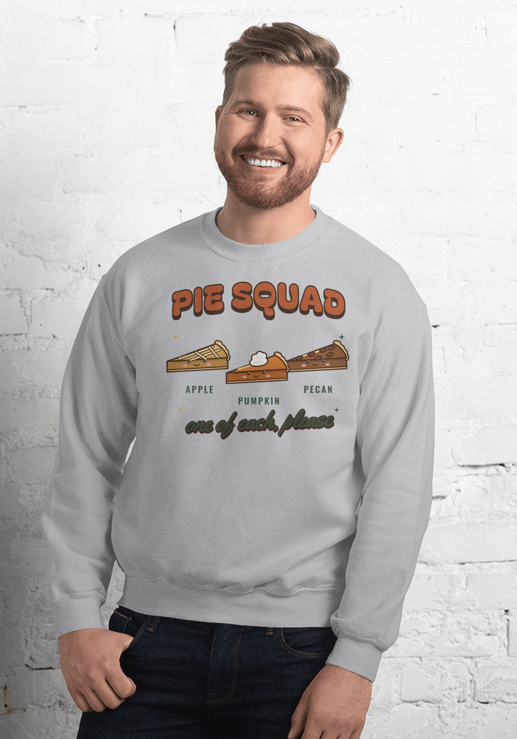 Pie Squad sweatshirt in Sport Grey