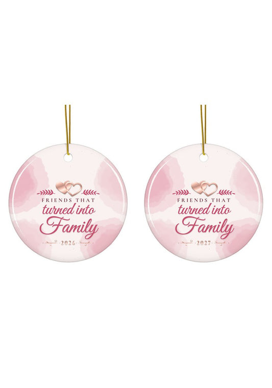 Friendship Christmas ornament dated 2026 or 2027
