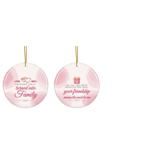 Friendship Christmas ornament: all designs