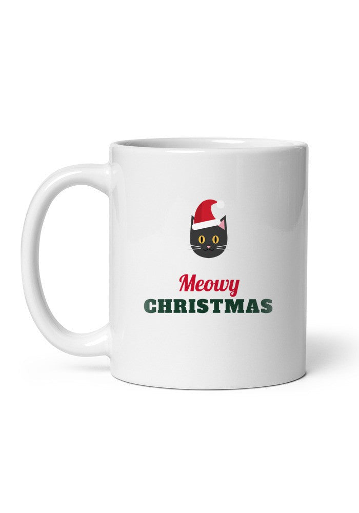 Meowy Christmas Christmas mug