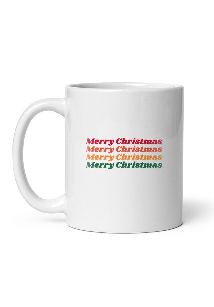 Retro Merry Christmas Christmas mug