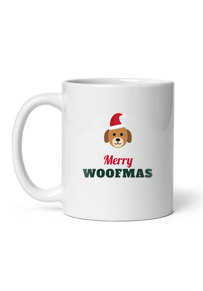 Merry Woofmas Christmas mug