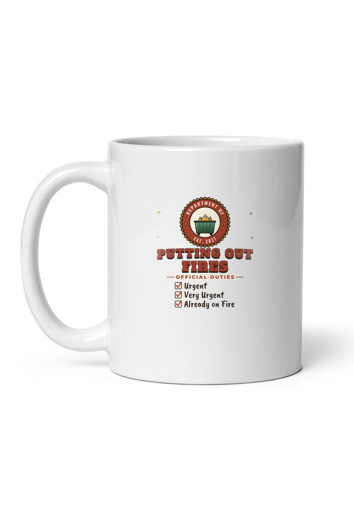 Department of Putting Out Fires mug