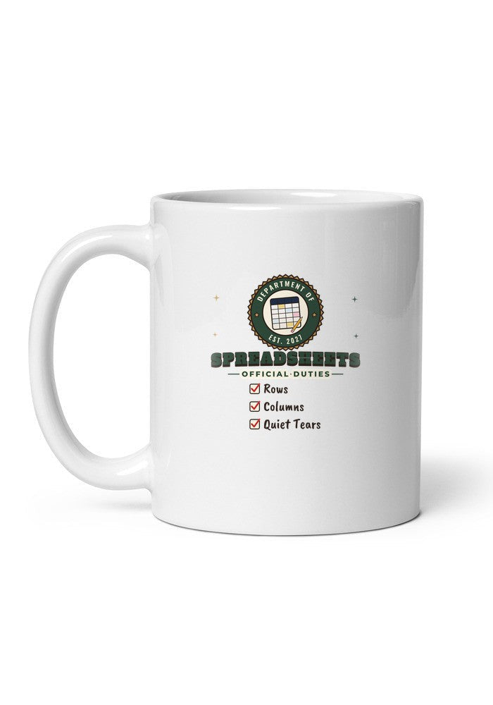 Department of Spreadsheets mug