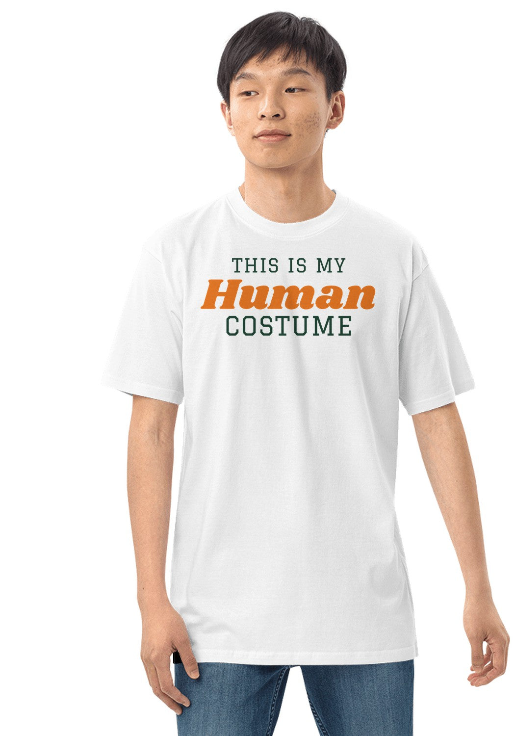 This Is My Human Costume t-shirt in White