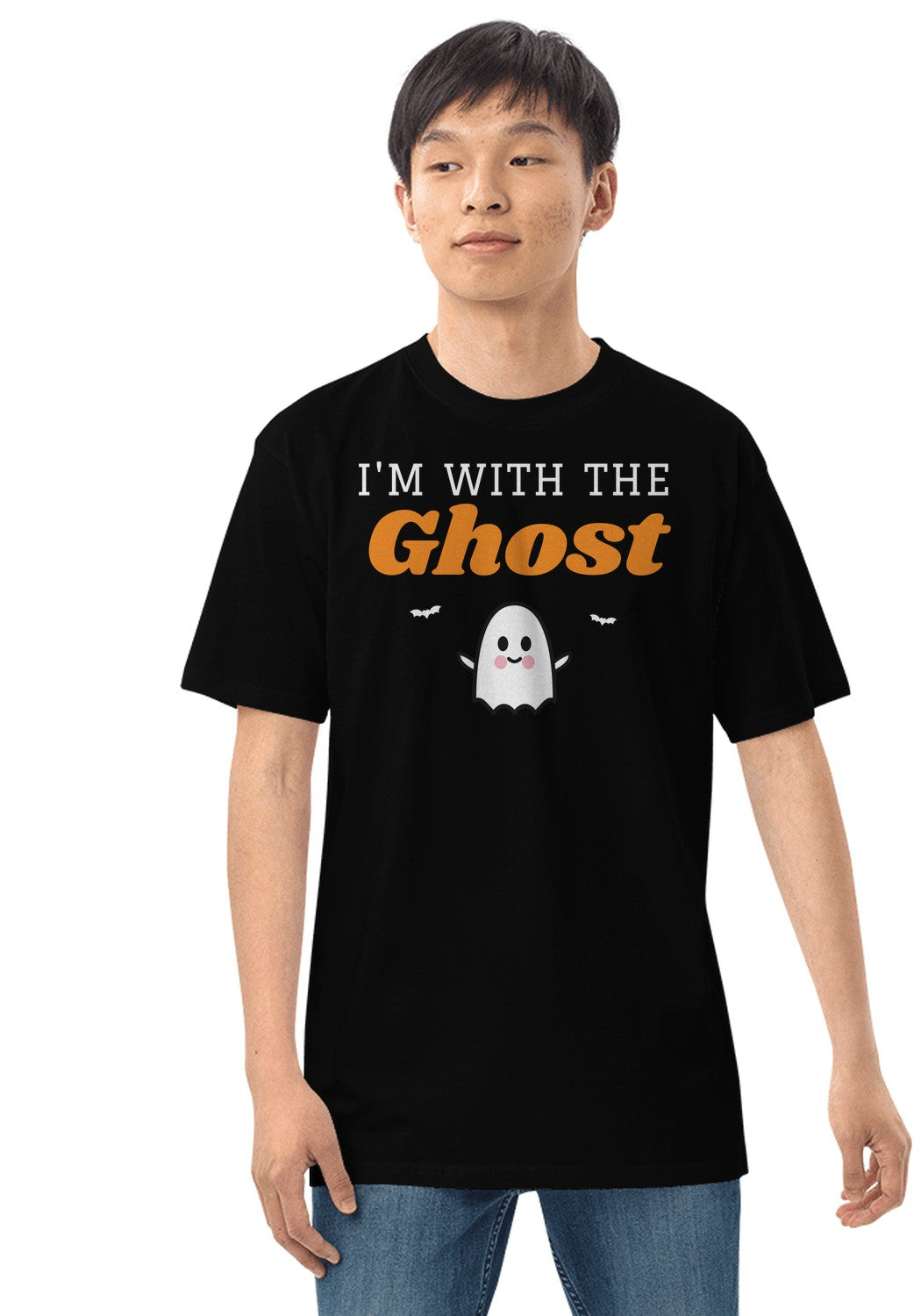I'm With the Ghost t-shirt in Black