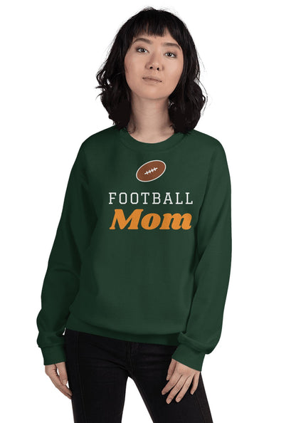 Football Mom sweatshirt in Forest Green