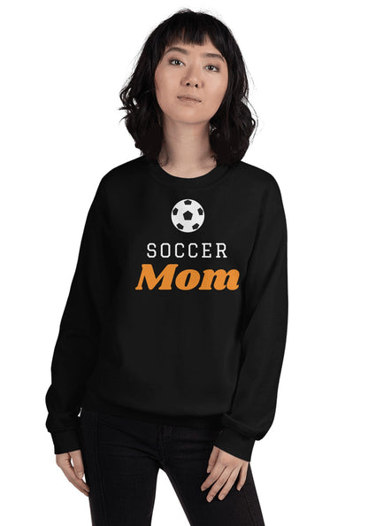 Soccer Mom sweatshirt in Black