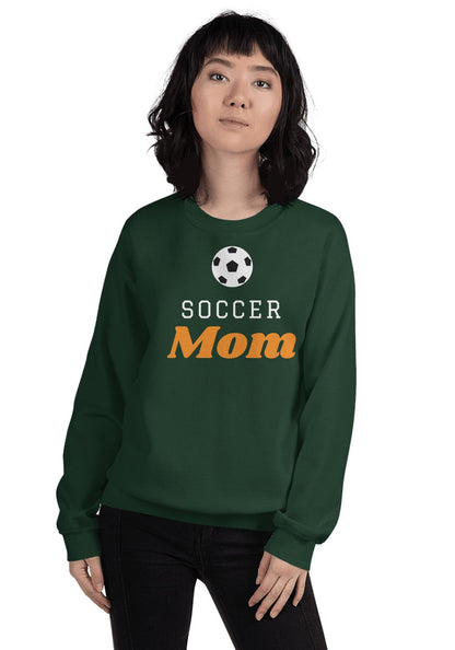 Soccer Mom sweatshirt in Forest Green