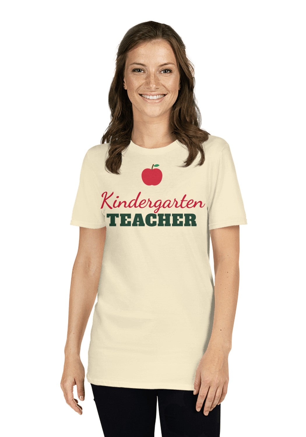 Kindergarten Teacher t-shirt in Natural