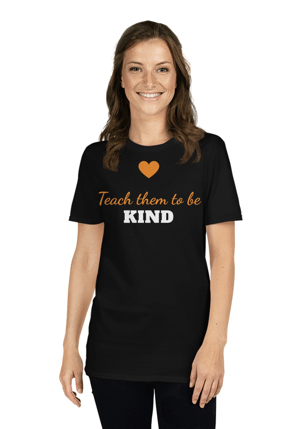 Teach Them to Be Kind t-shirt in Black