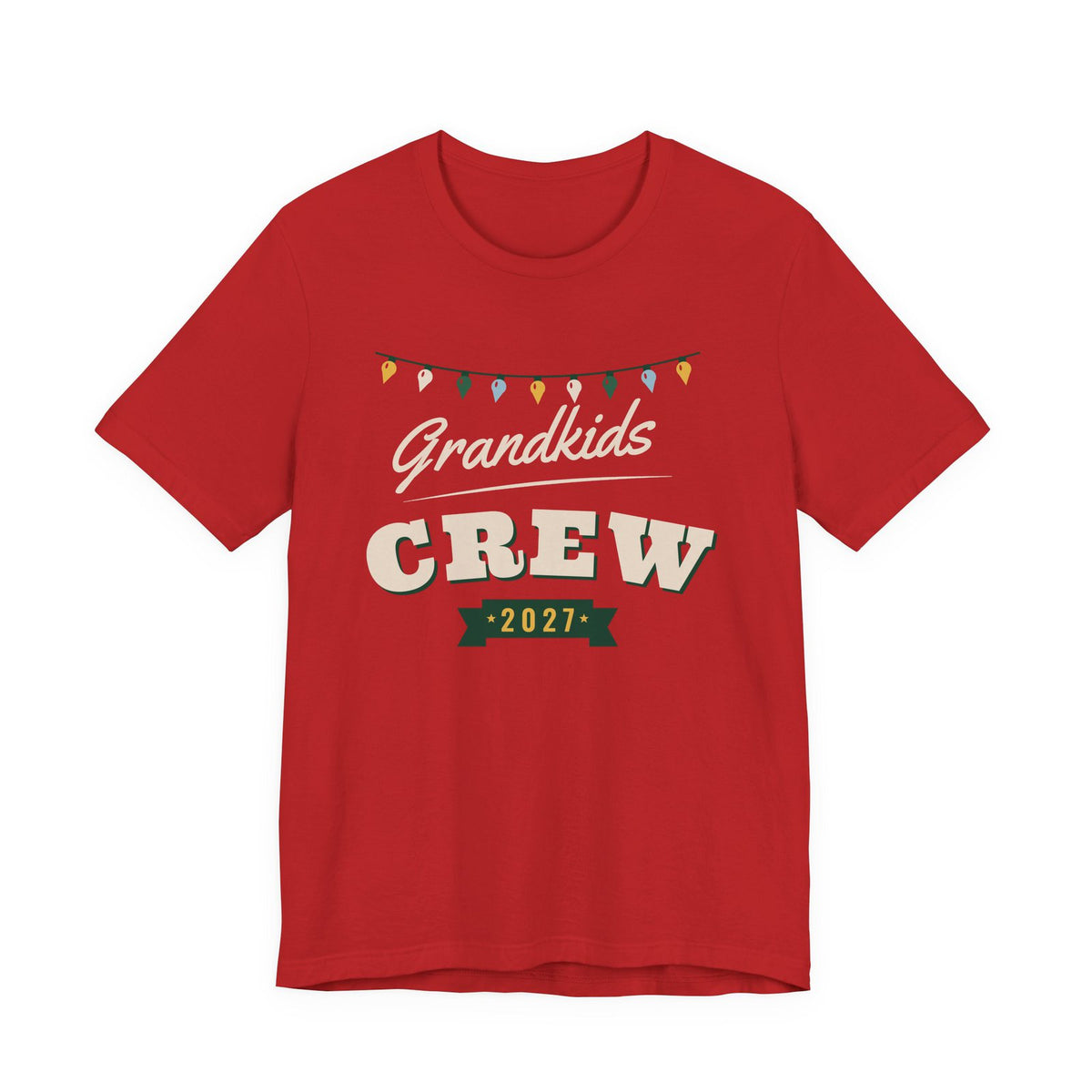 Grandkids Crew 2027 Christmas shirt, red