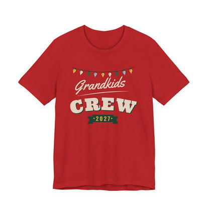 Grandkids Crew 2027 Christmas shirt, red