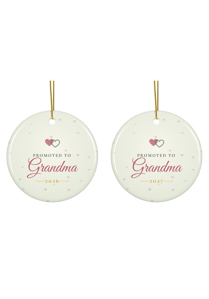 Grandparents Christmas ornament dated 2026 or 2027