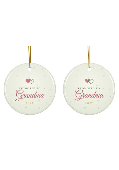 Grandparents Christmas ornament dated 2026 or 2027