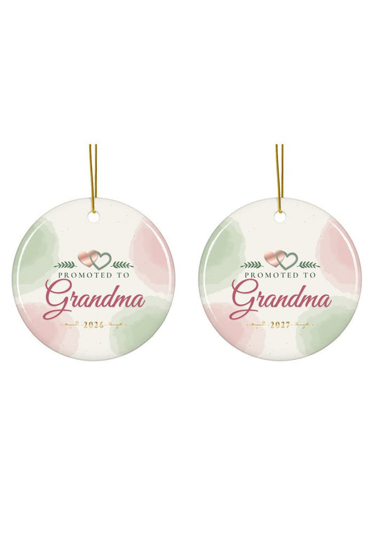 Grandparents Christmas ornament dated 2026 or 2027