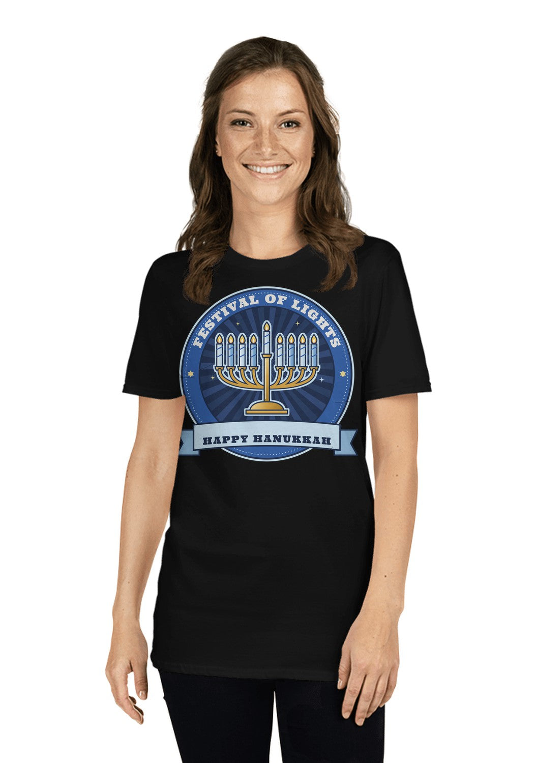 Festival of Lights t-shirt in Black