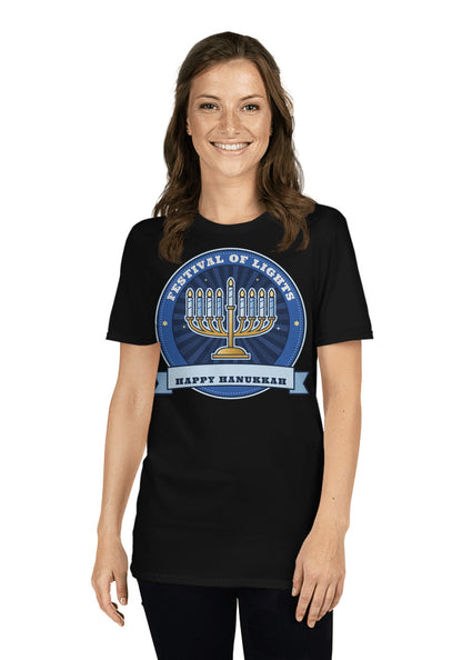 Festival of Lights t-shirt in Black