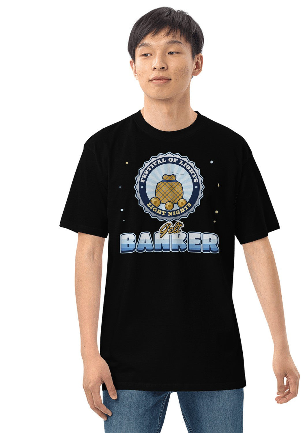 Gelt Banker t-shirt in Black