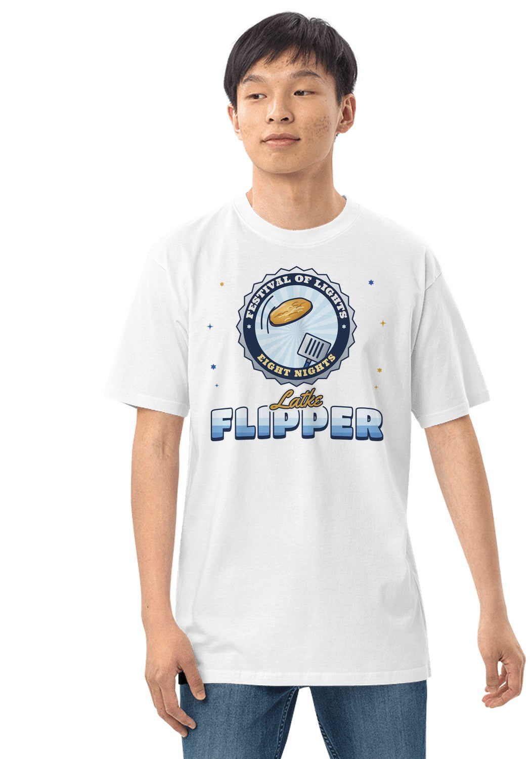 Latke Flipper t-shirt in White