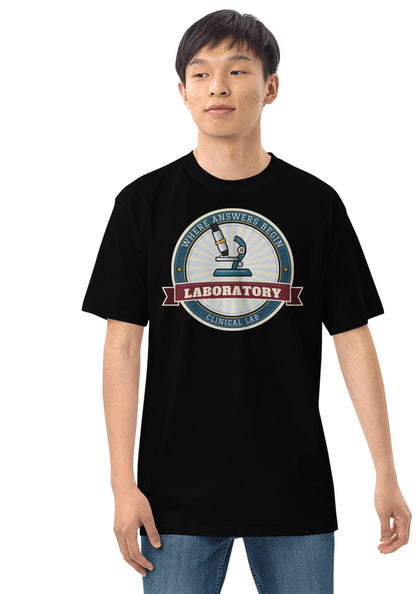 Laboratory t-shirt in Black