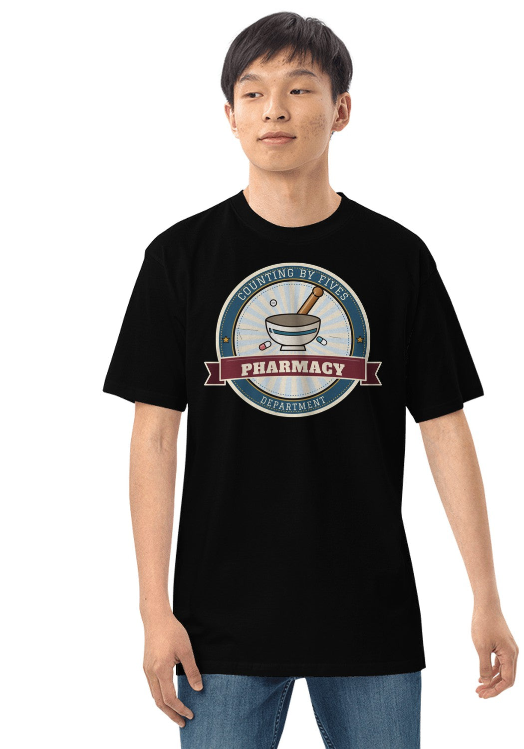Pharmacy t-shirt in Black