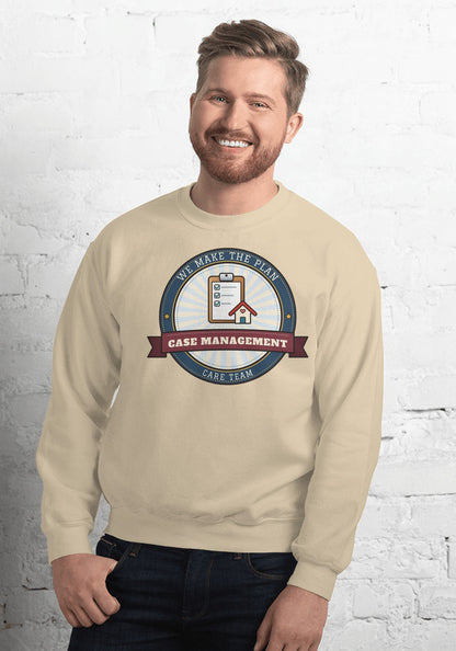 Case Management sweatshirt in Sand
