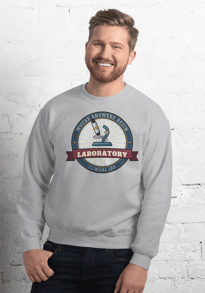 Laboratory sweatshirt in Sport Grey