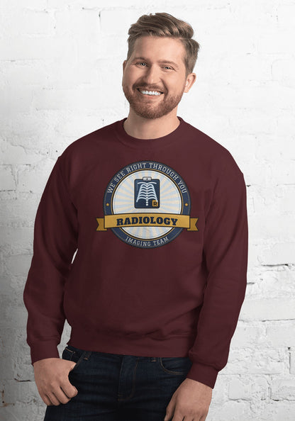 Radiology sweatshirt in Maroon