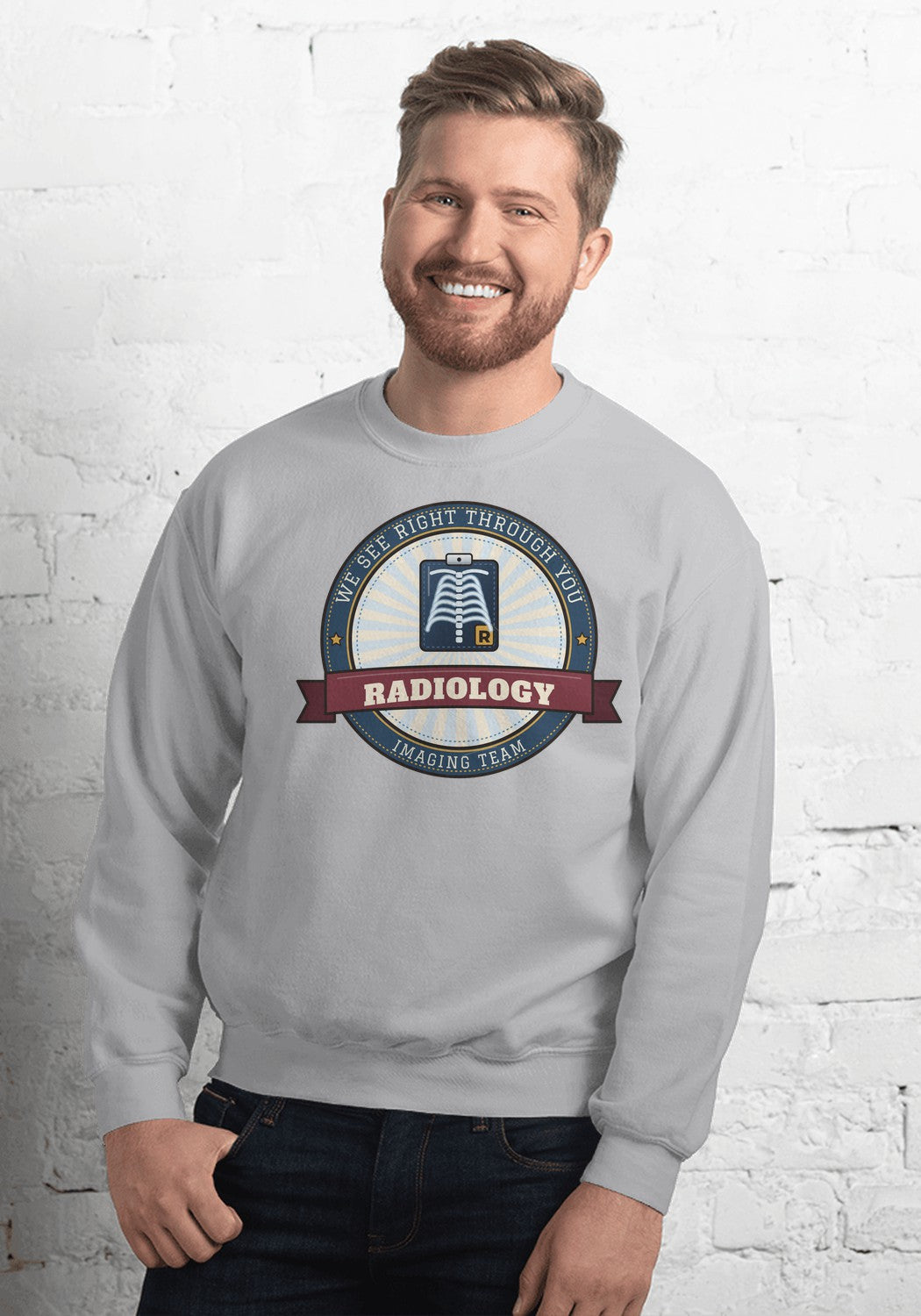 Radiology sweatshirt in Sport Grey