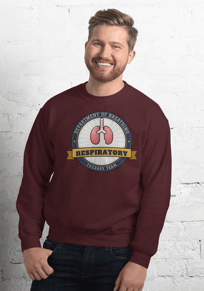 Respiratory Therapy sweatshirt in Maroon