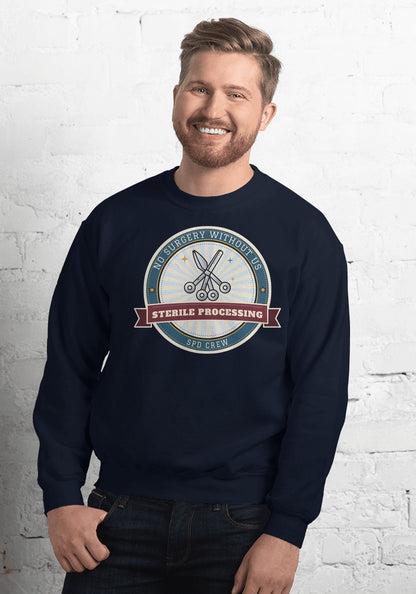 Sterile Processing sweatshirt in Navy