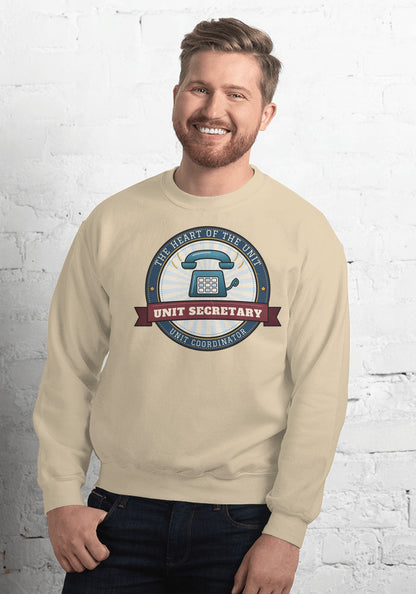 Unit Secretary sweatshirt in Sand