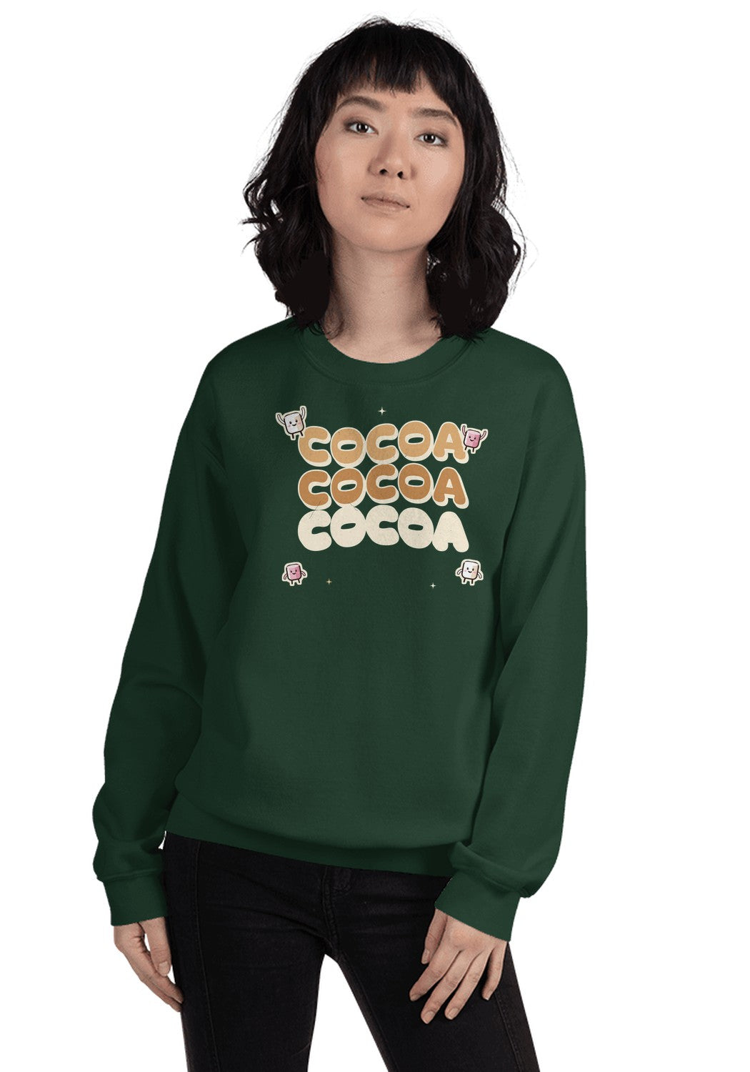 Cocoa Cocoa Cocoa sweatshirt in Forest Green