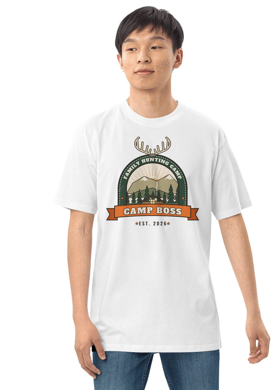 Camp Boss t-shirt in White