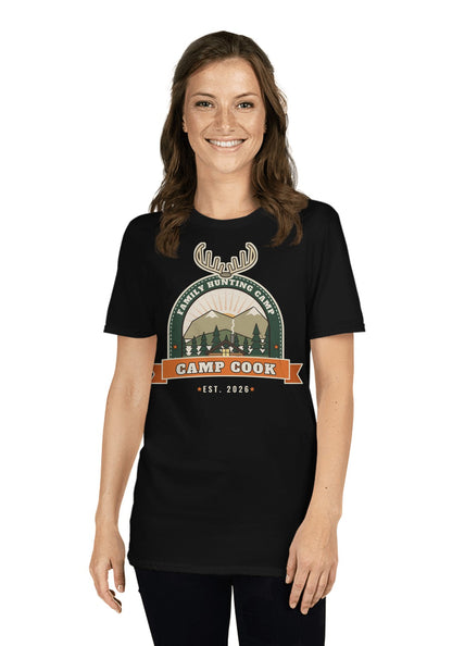 Camp Cook t-shirt in Black