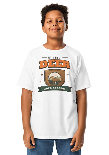 My First Deer 2026 t-shirt in White
