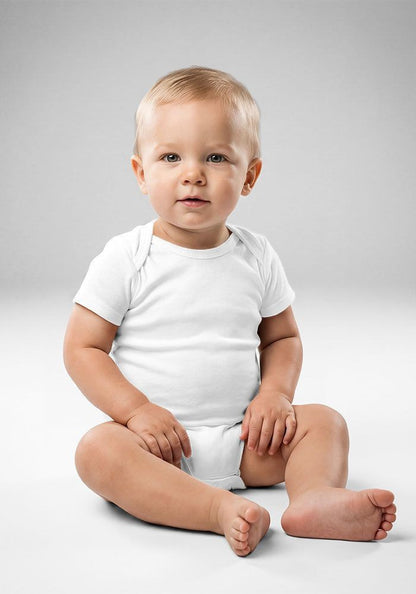 Custom Infant Fine Jersey Bodysuit, lifestyle photo 1