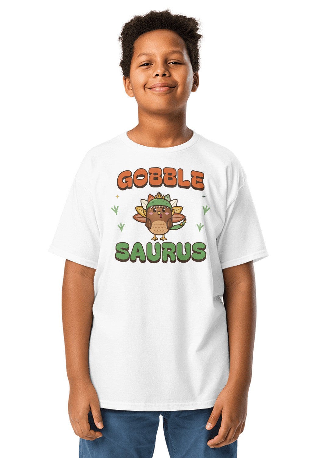 Gobblesaurus t-shirt in White