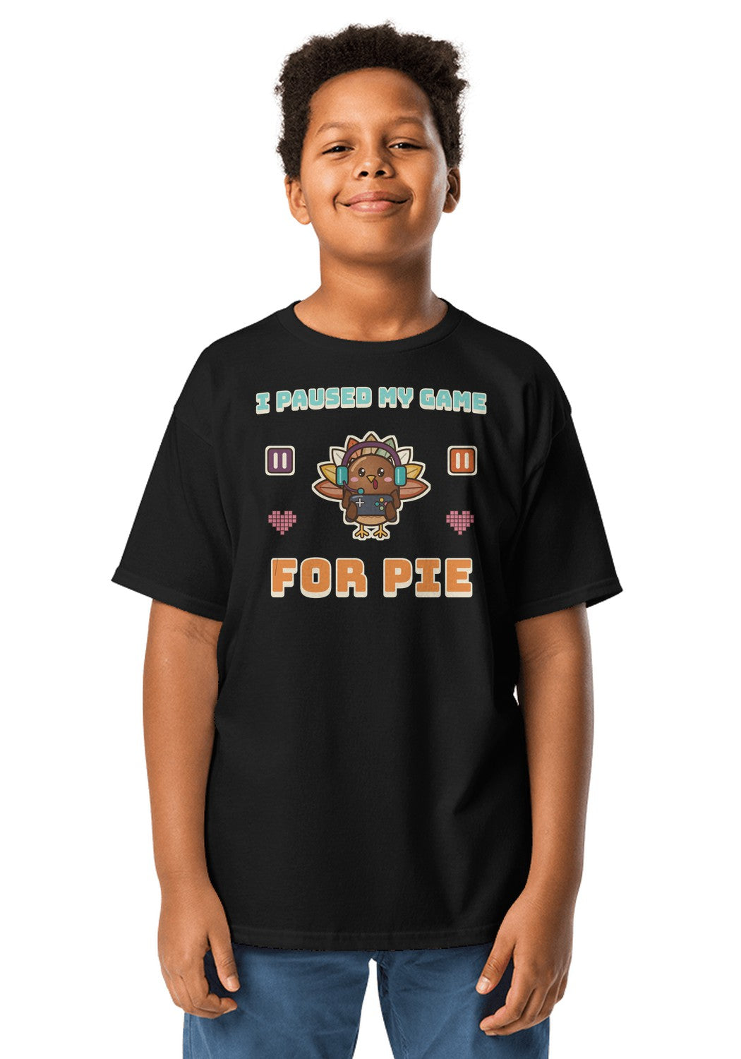 I Paused My Game for Pie t-shirt in Black