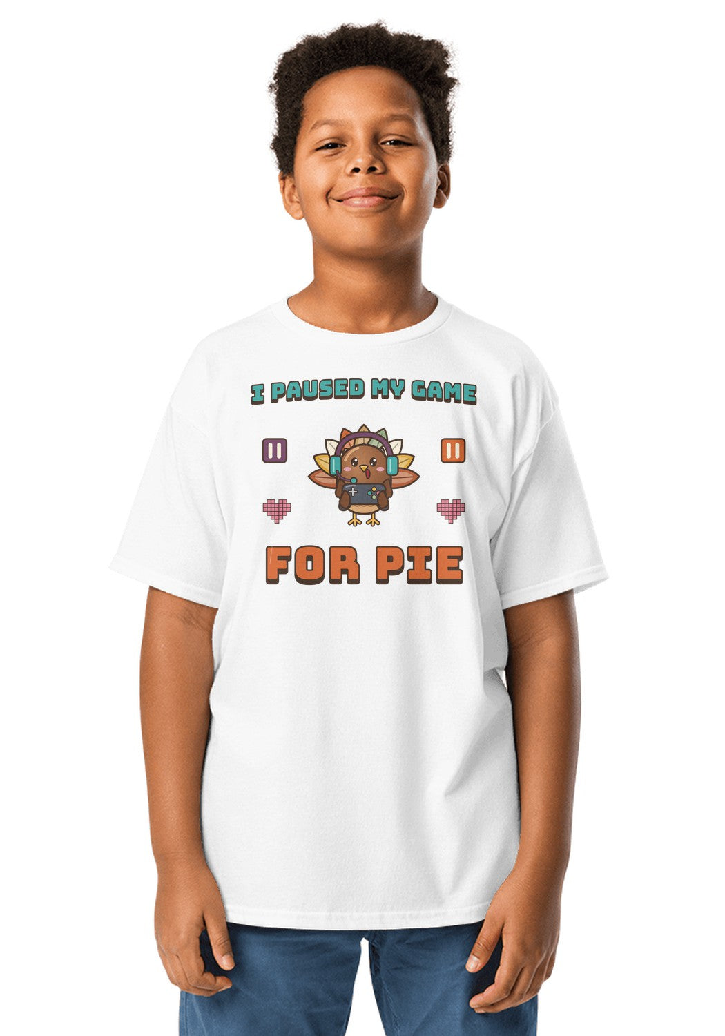 I Paused My Game for Pie t-shirt in White