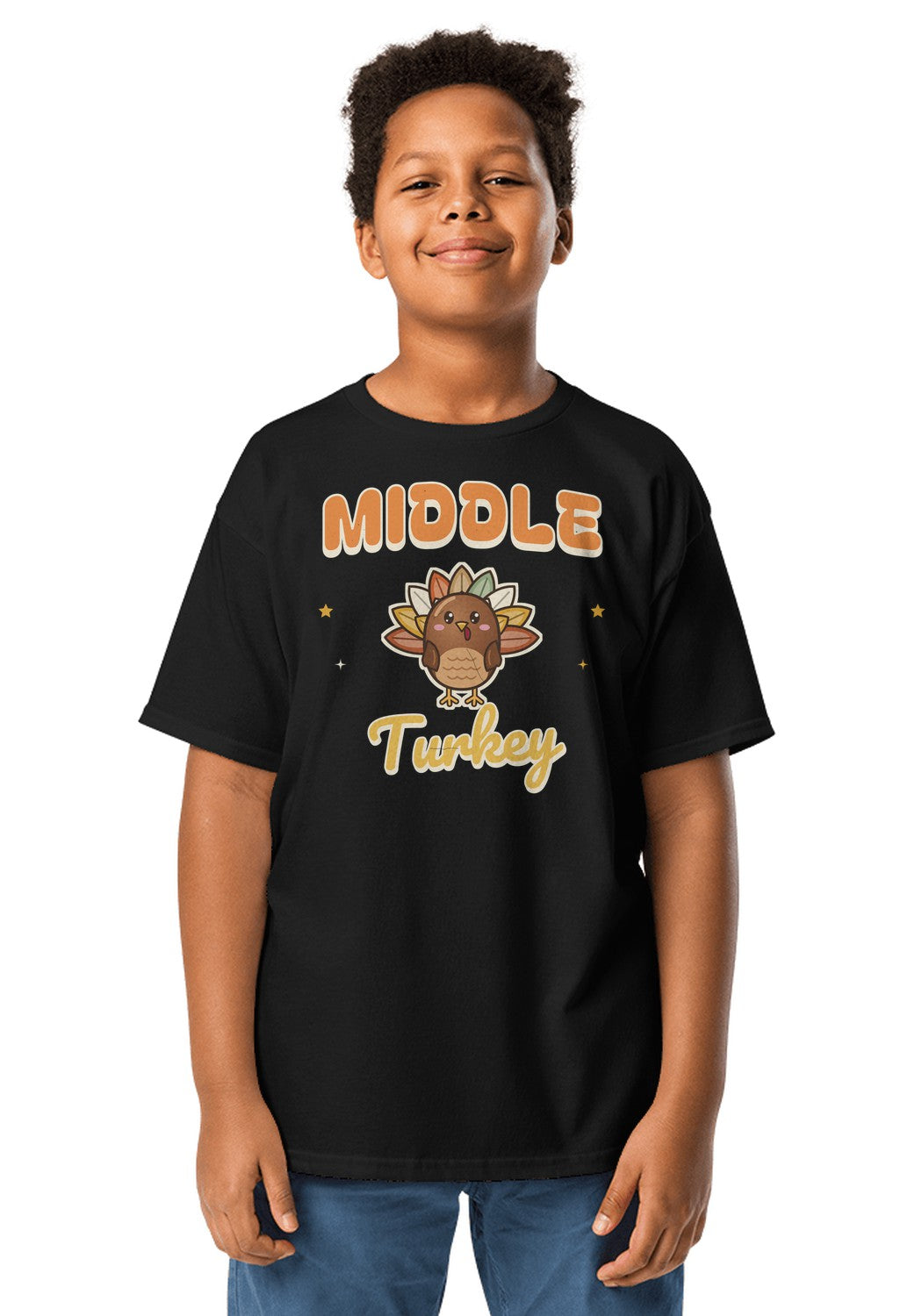 Middle Turkey t-shirt in Black