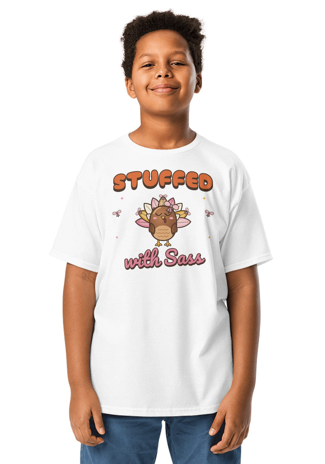 Stuffed With Sass t-shirt in White