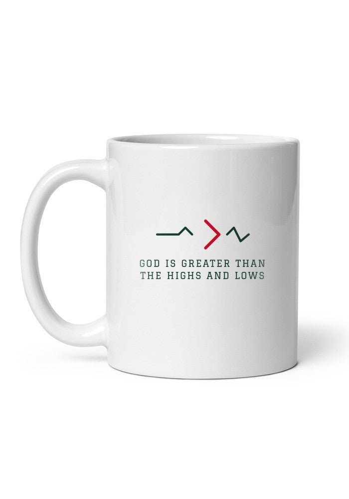 God Is Greater mug