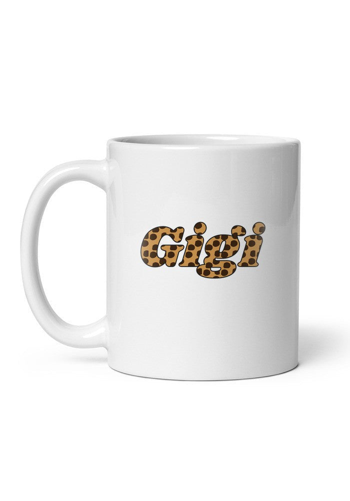 Leopard Gigi mug
