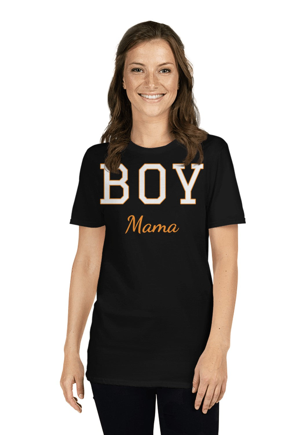 Boy Mama t-shirt in Black