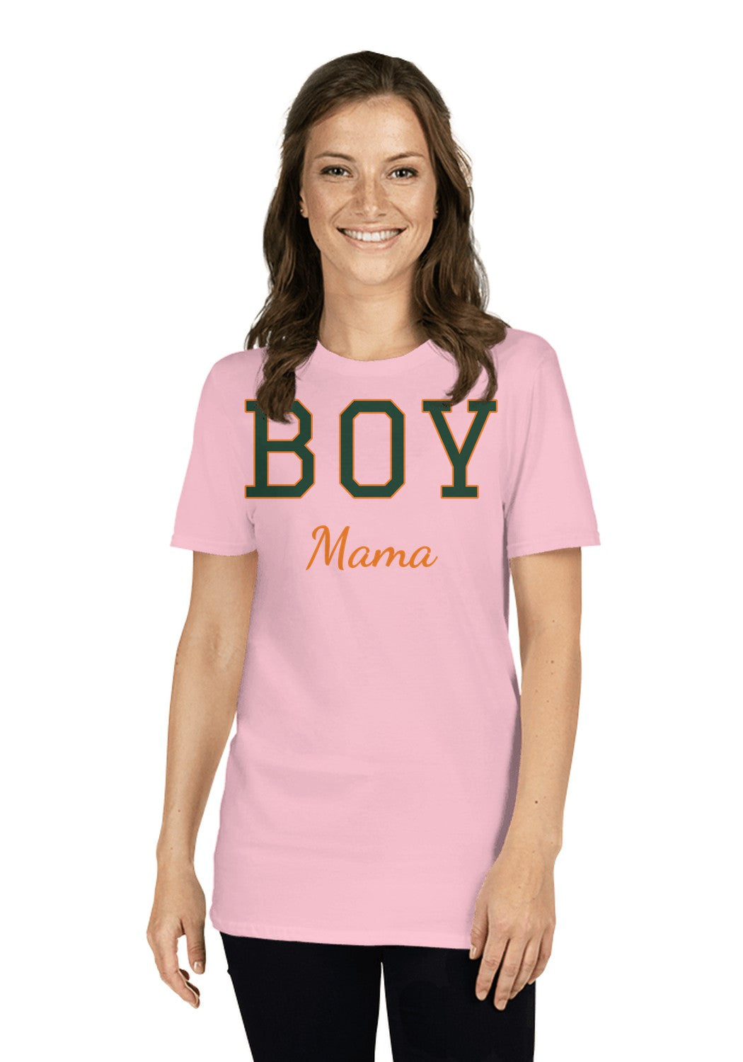 Boy Mama t-shirt in Pink