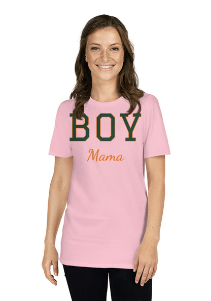 Boy Mama t-shirt in Pink
